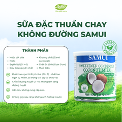 Sữa đặc thuần chay không đường SAMUI 320g