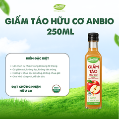 Giấm táo hữu cơ Anbio 250ml