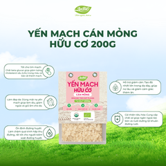 Yến mạch cán mỏng hữu cơ 200g