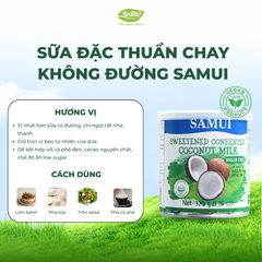 Sữa đặc thuần chay không đường SAMUI 320g