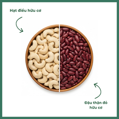 Hỗn hợp hạt hữu cơ số 1 ( Hạt điều - Đậu thận đỏ)