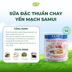Sữa đặc thuần chay yến mạch SAMUI 320g