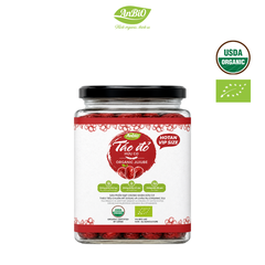 Táo đỏ Hotan hữu cơ 100g (Lọ thủy tinh) (lọ)
