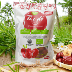 TÁO ĐỎ HOTAN HỮU CƠ VIP SIZE ANBIO 450G ( 8-9 quả /100g)