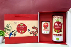 Hộp quà Táo đỏ hữu cơ size đại + kỷ tử hữu cơ (hộp)