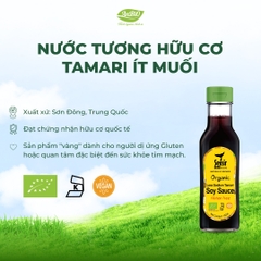 Nước tương hữu cơ tamari ít muối Seasir 152ml