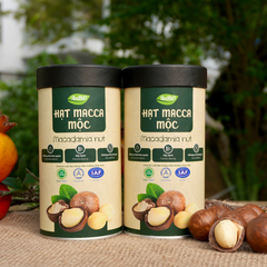 Hạt Macca Mộc - 250g (Hộp Tròn)