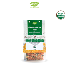 Hỗn hợp 7 loại hạt hữu cơ Anbio 200g