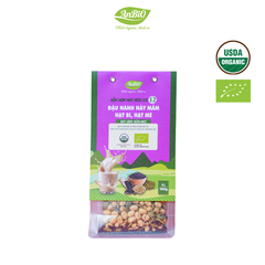 Hỗn hợp hạt hữu cơ số 12 ( Đậu nành - Hạt bí - Hạt mè HC)
