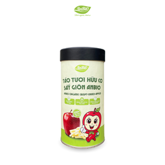 Táo tươi hữu cơ sấy giòn hộp 30gr