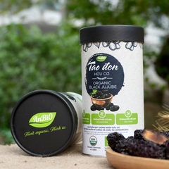 Táo đen hữu cơ Anbio - 200g (Hộp tròn)