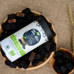 Táo đen hữu cơ Anbio - 200g (Hộp tròn)