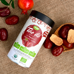 Táo đỏ hữu cơ Hotan Anbio - 100g (Hộp tròn)