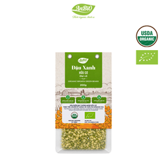 Đậu xanh hữu cơ AnBiO 200g (hạt vỡ)