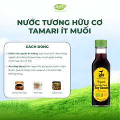 Nước tương hữu cơ tamari ít muối Seasir 152ml