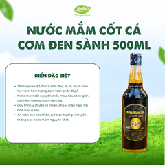 NƯỚC MẮM CỐT CÁ CƠM ĐEN 500ML Sành