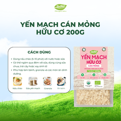 Yến mạch cán mỏng hữu cơ 200g