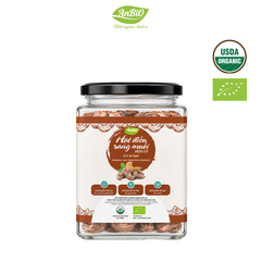 Điều rang muối hữu cơ có vỏ 200g (Lọ thủy tinh) (lọ)