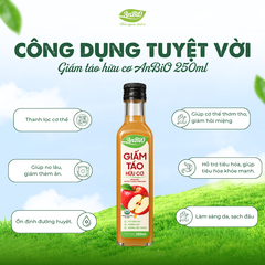 Giấm táo hữu cơ Anbio 250ml