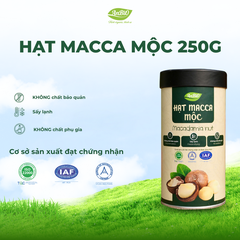 Hạt Macca Mộc - 250g (Hộp Tròn)