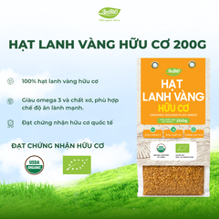 Hạt lanh vàng hữu cơ Anbio 200g (Gói)
