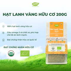 Hạt lanh vàng hữu cơ Anbio 200g (Gói)