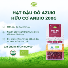 Đậu đỏ hữu cơ azuki Anbio 200g