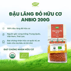 Đậu lăng đỏ hữu cơ Anbio 200g
