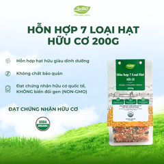 Hỗn hợp 7 loại hạt hữu cơ Anbio 200g