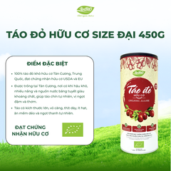 Táo đỏ hữu cơ 450g size đại