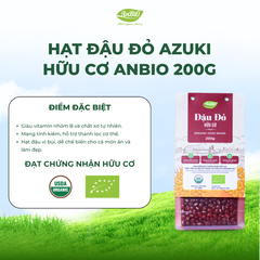 Đậu đỏ hữu cơ azuki Anbio 200g