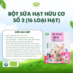 Bột sữa hạt hữu cơ số 2 (16 loại hạt)