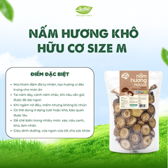 Nấm Hương Khô (M) - Organic - (Gói)