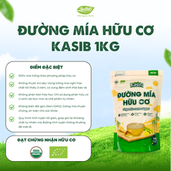 Đường mía hữu cơ Kasib 1 kg