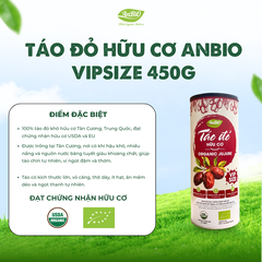 Táo đỏ hữu cơ Anbio SIZE VIP 450g
