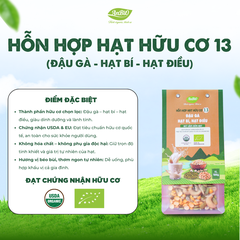 Hỗn hợp hạt hữu cơ số 13 ( Đậu gà - Hạt bí - Hạt điều)