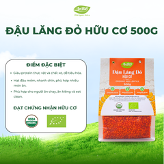 Đậu lăng đỏ hữu cơ 500g