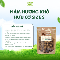 Nấm hương khô (S) - Organic - (Gói)