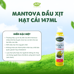 Mantova Dầu xịt hạt cải 147ml
