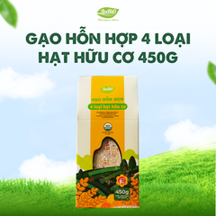 Gạo hỗn hợp 4 loại hạt hữu cơ