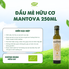 Mantova Dầu hạt mè hữu cơ 250ml