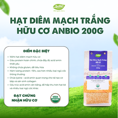 Hạt diêm mạch trắng hữu cơ Anbio 200g