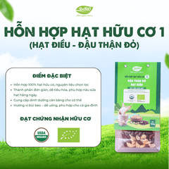 Hỗn hợp hạt hữu cơ số 1 ( Hạt điều - Đậu thận đỏ)