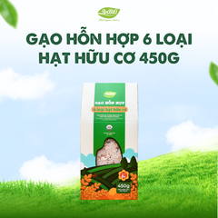 Gạo hỗn hợp 6 loại hạt hữu cơ