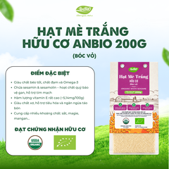 Mè trắng hữu cơ (bóc vỏ) 200g