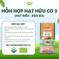 Hỗn hợp hạt hữu cơ số 2 ( Hạt điều - Đậu gà)