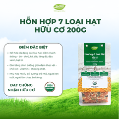 Hỗn hợp 7 loại hạt hữu cơ Anbio 200g
