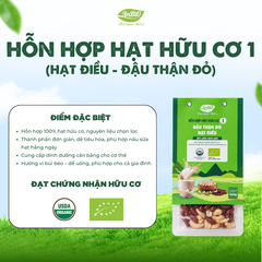 Hỗn hợp hạt hữu cơ số 1 ( Hạt điều - Đậu thận đỏ)