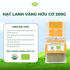 Hạt lanh vàng hữu cơ Anbio 200g (Gói)