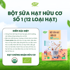 Bột sữa hạt hữu cơ số 1 (12 loại hạt)